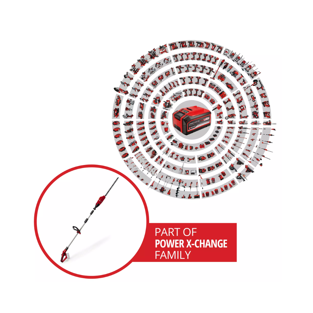 Taille haie a perche 18V 40CM ge hh 1845 li t solo Einhell 3410866