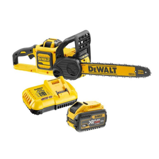Tronconneuse 40 cm 18V 54V xr flexvolt 9 ah Dewalt DCM575X1 qw