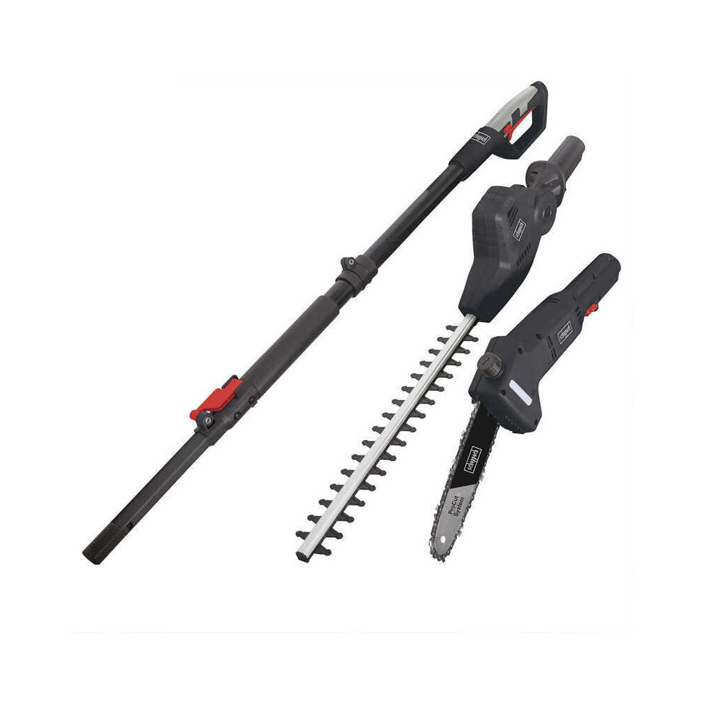 Taille haie electrique elagueuse 2 EN1 TPX710 scheppach 5910507904