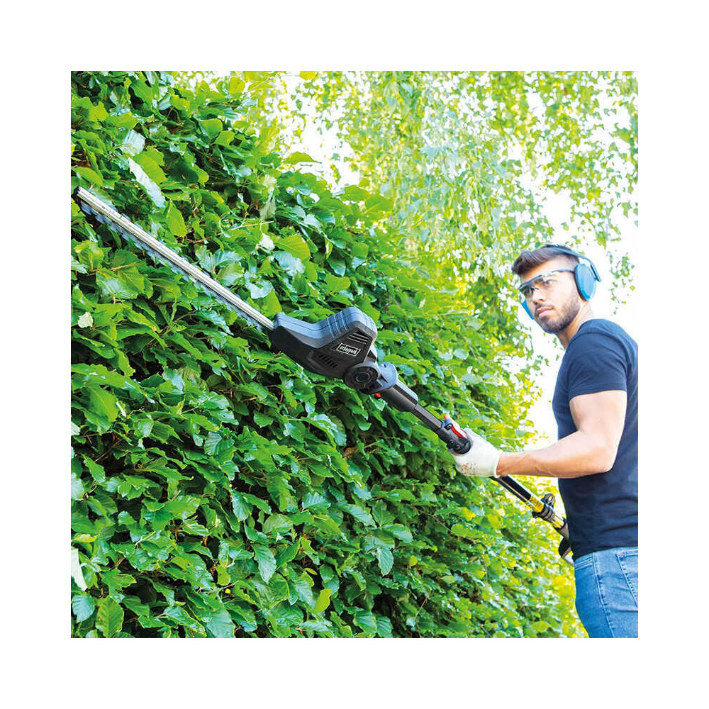 Taille haie electrique elagueuse 2 EN1 TPX710 scheppach 5910507904
