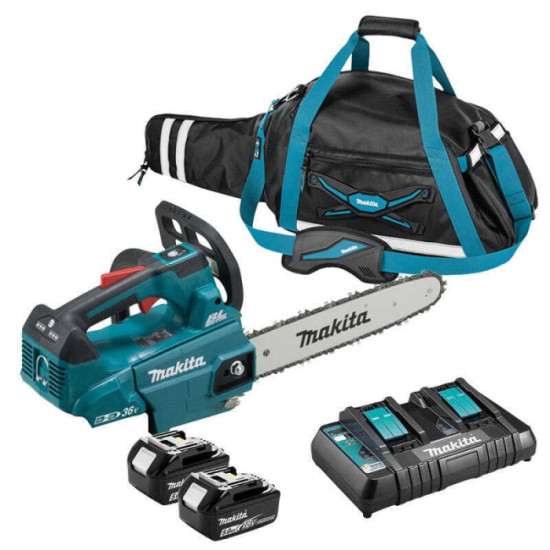 Tronconneuse d elagage 36V lxt guide 30 cm et sac Makita DUC306PT2BX