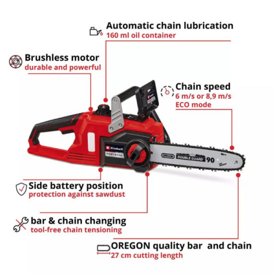 Tronconneuse d elagage 18V 30 cm solo fortexxa 1830 Einhell 4600010