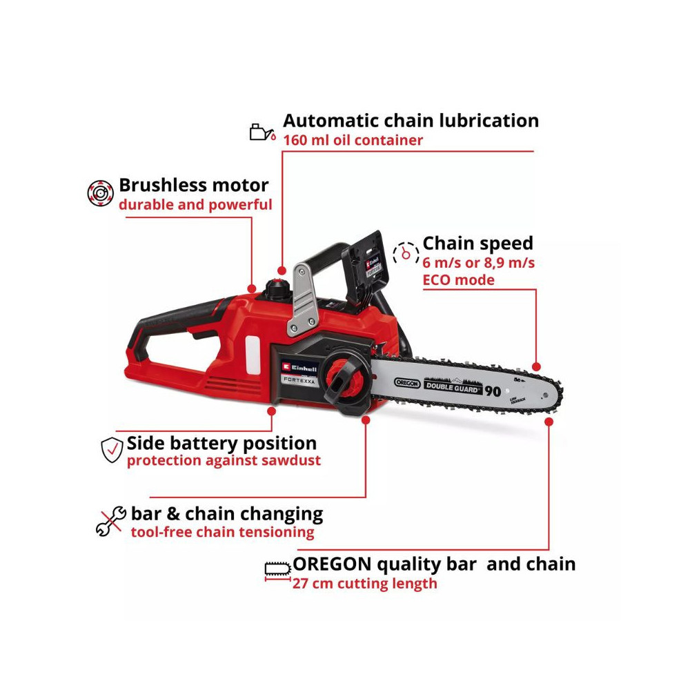 Tronconneuse d elagage 18V 30 cm solo fortexxa 1830 Einhell 4600010