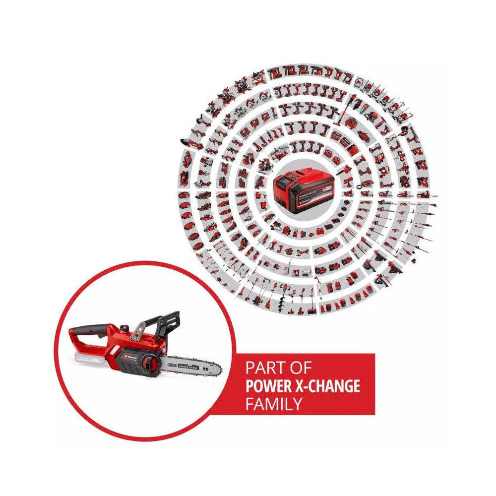Tronconneuse d elagage 18V 25 cm solo ge lc 1825 li Einhell 4501761