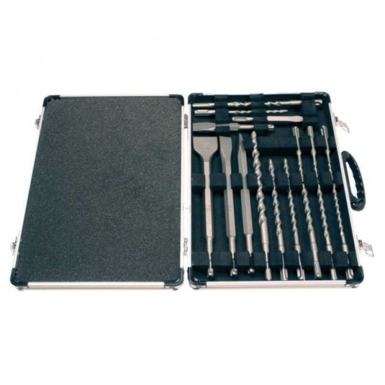 Coffret 12 forets et 5 burins sds plus Makita d 19180