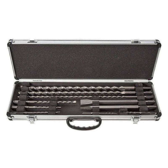 Coffret alu 8 forets 2 burins sds plus Makita