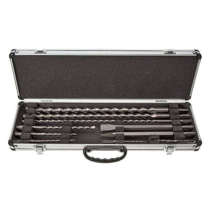 Coffret alu 8 forets 2 burins sds plus Makita