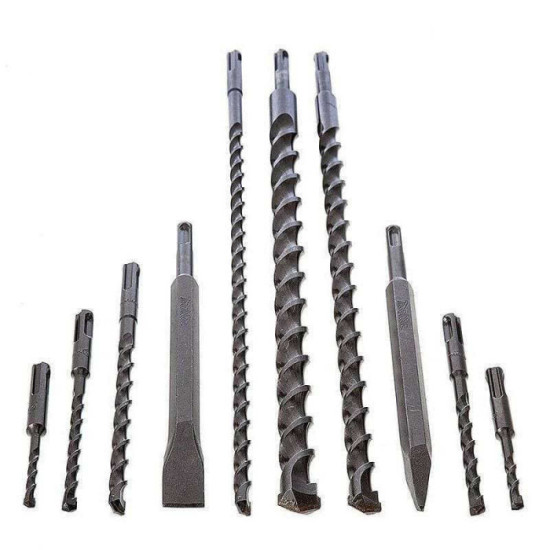 Coffret alu 8 forets 2 burins sds plus Makita