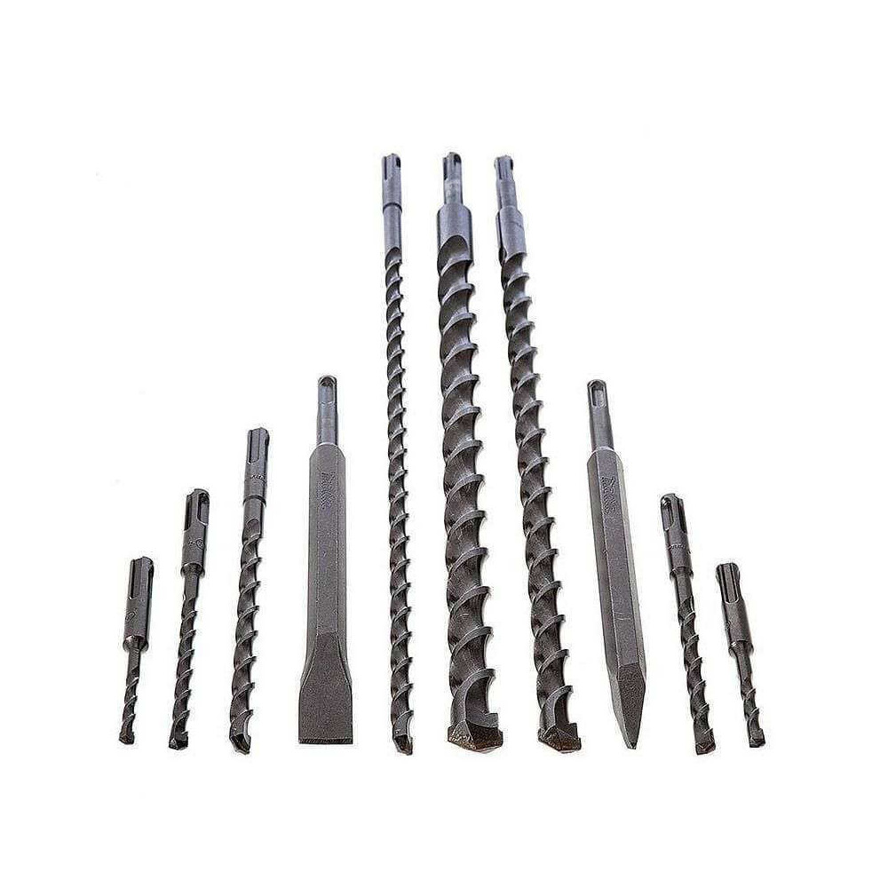 Coffret alu 8 forets 2 burins sds plus Makita