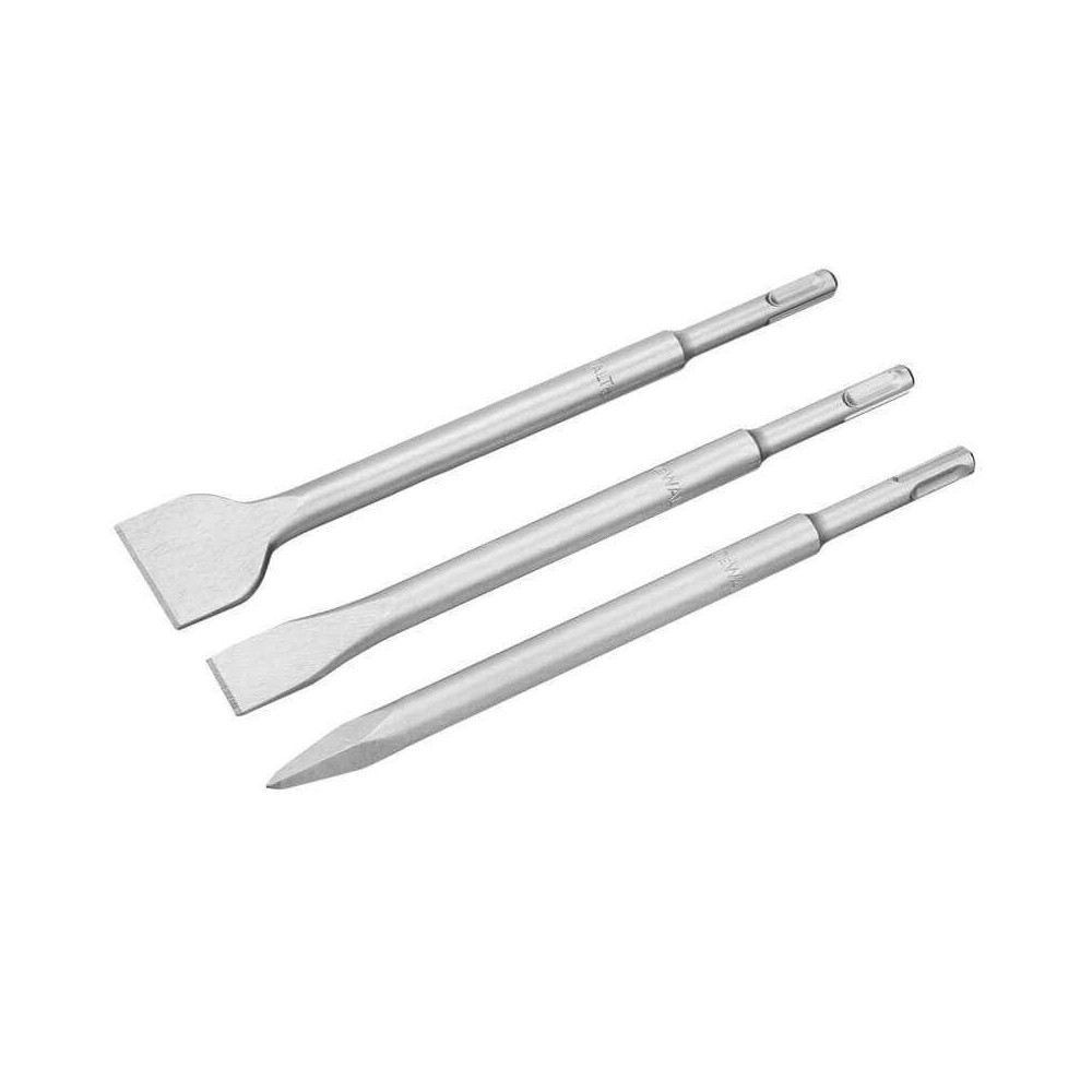 Pack 3 burins sds plus 25 cm pour burineur Dewalt DT60330 qz