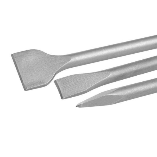 Pack 3 burins sds plus 25 cm pour burineur Dewalt DT60330 qz