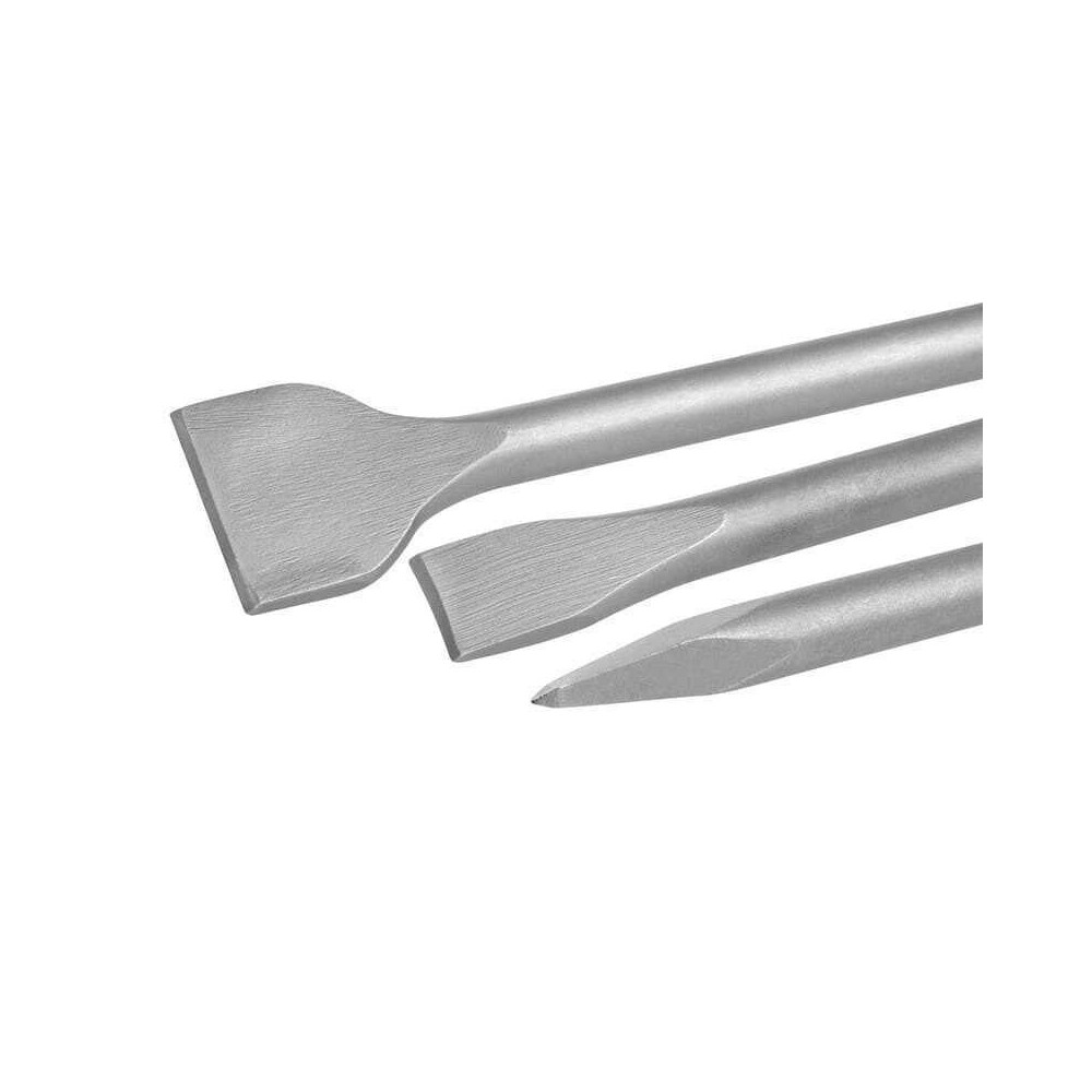 Pack 3 burins sds plus 25 cm pour burineur Dewalt DT60330 qz