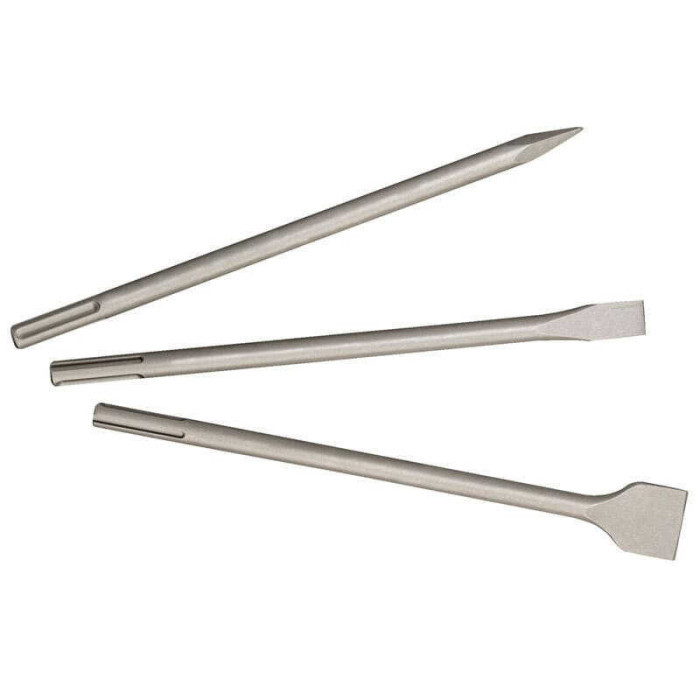 Jeu de burins sds max 3 pcs Metabo 628413000