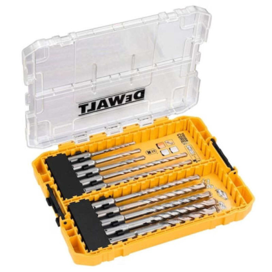 Jeu de forets sds plus dans coffret 10 pcs Dewalt DT70753 qz