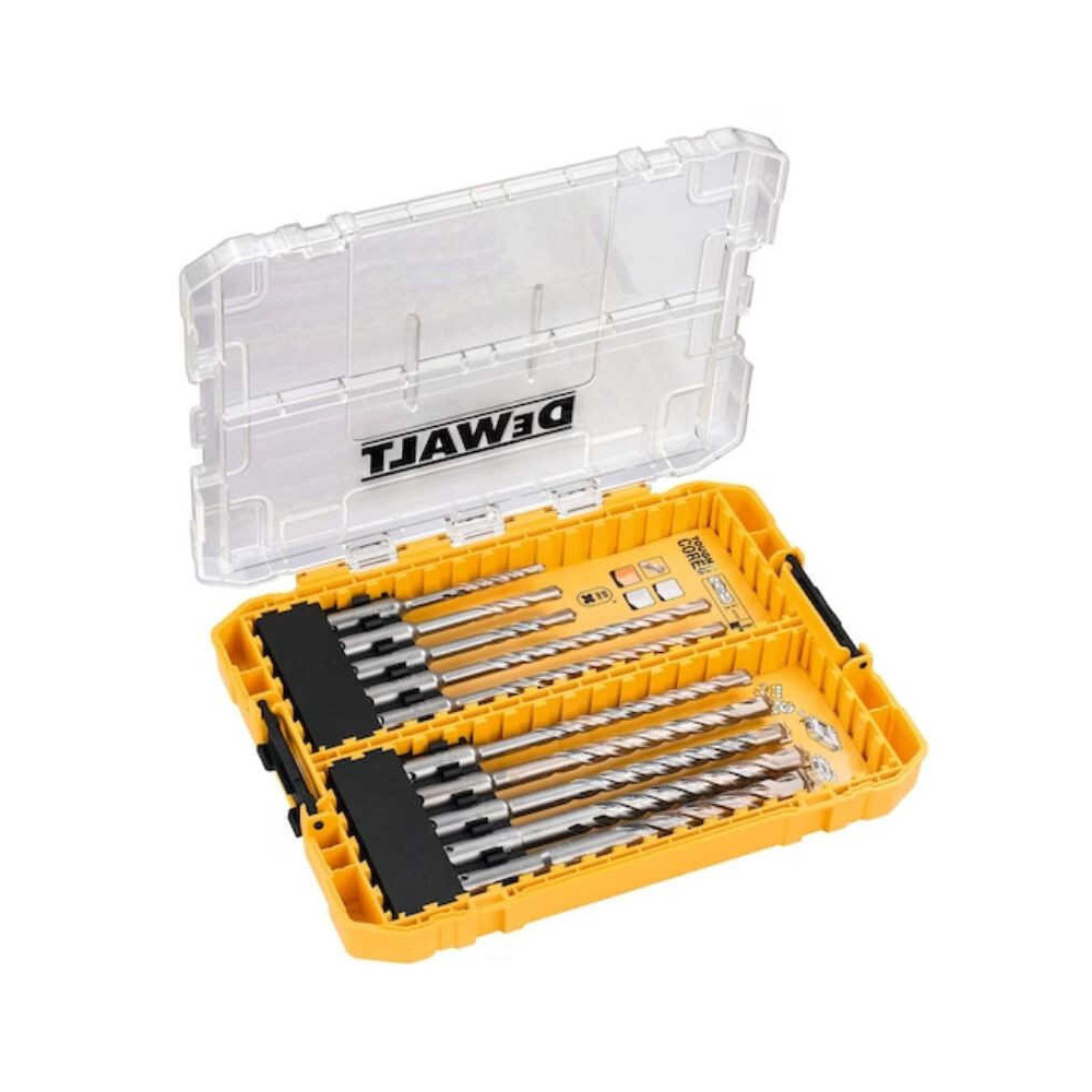 Jeu de forets sds plus dans coffret 10 pcs Dewalt DT70753 qz