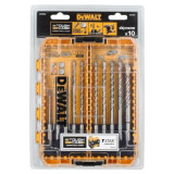 Jeu de forets sds plus dans coffret 10 pcs Dewalt DT70753 qz