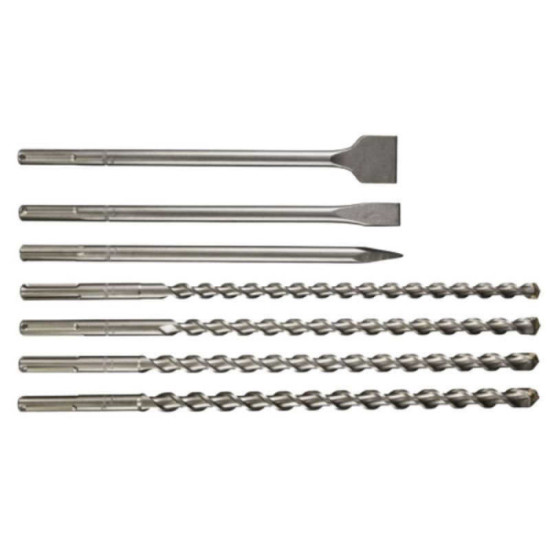 Coffret de forets et de burins sds max 7 pcs Makita d 40571