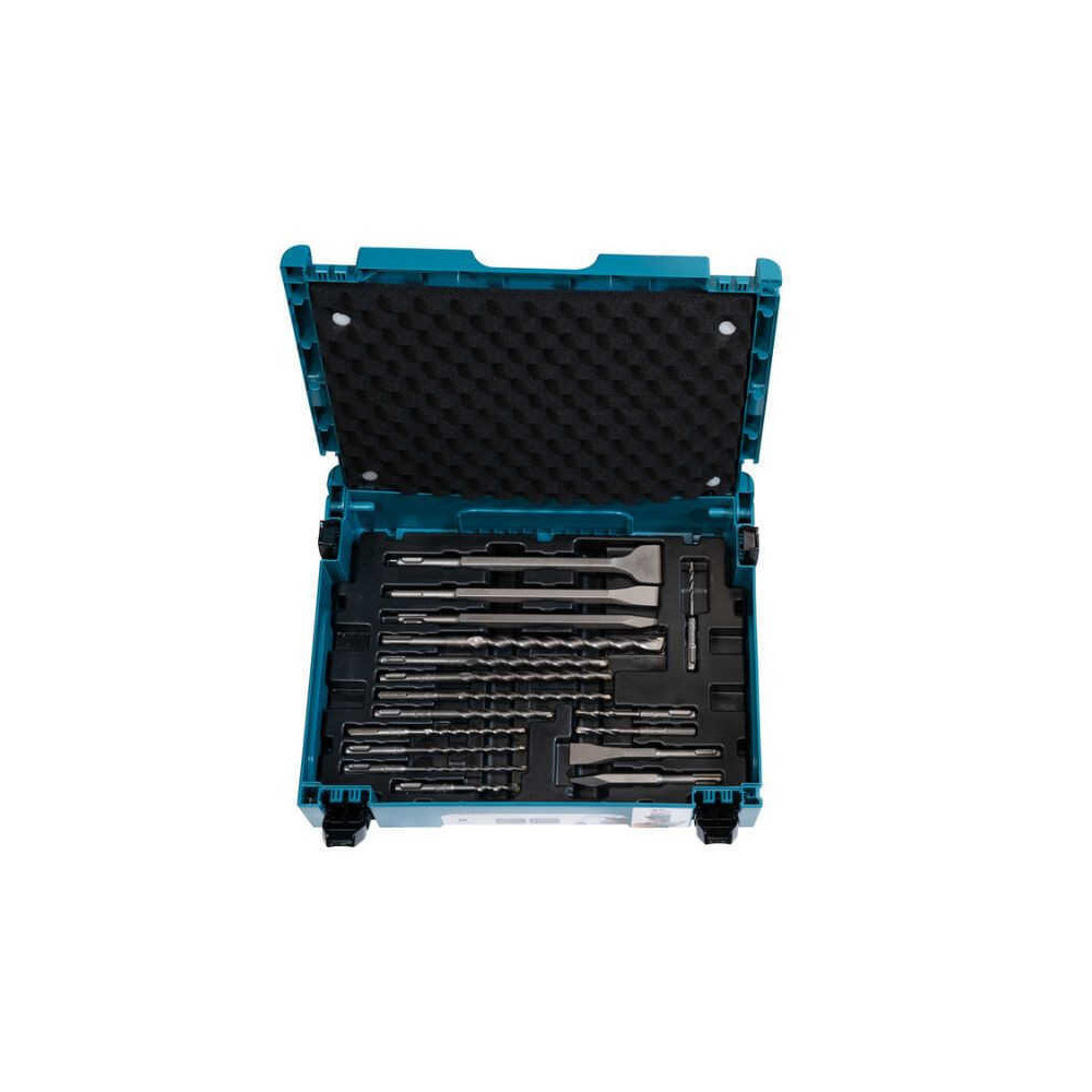 Jeu de forets et burins sds plus dans coffret 17 pcs Makita e 17790
