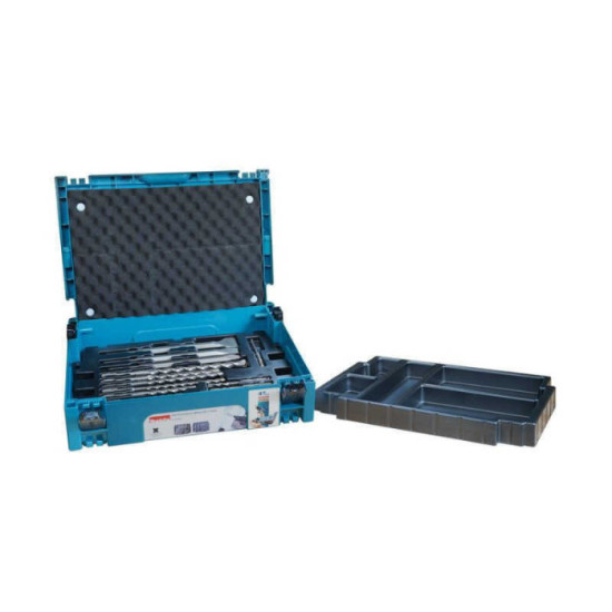 Jeu de forets et burins sds plus dans coffret 17 pcs Makita e 17790