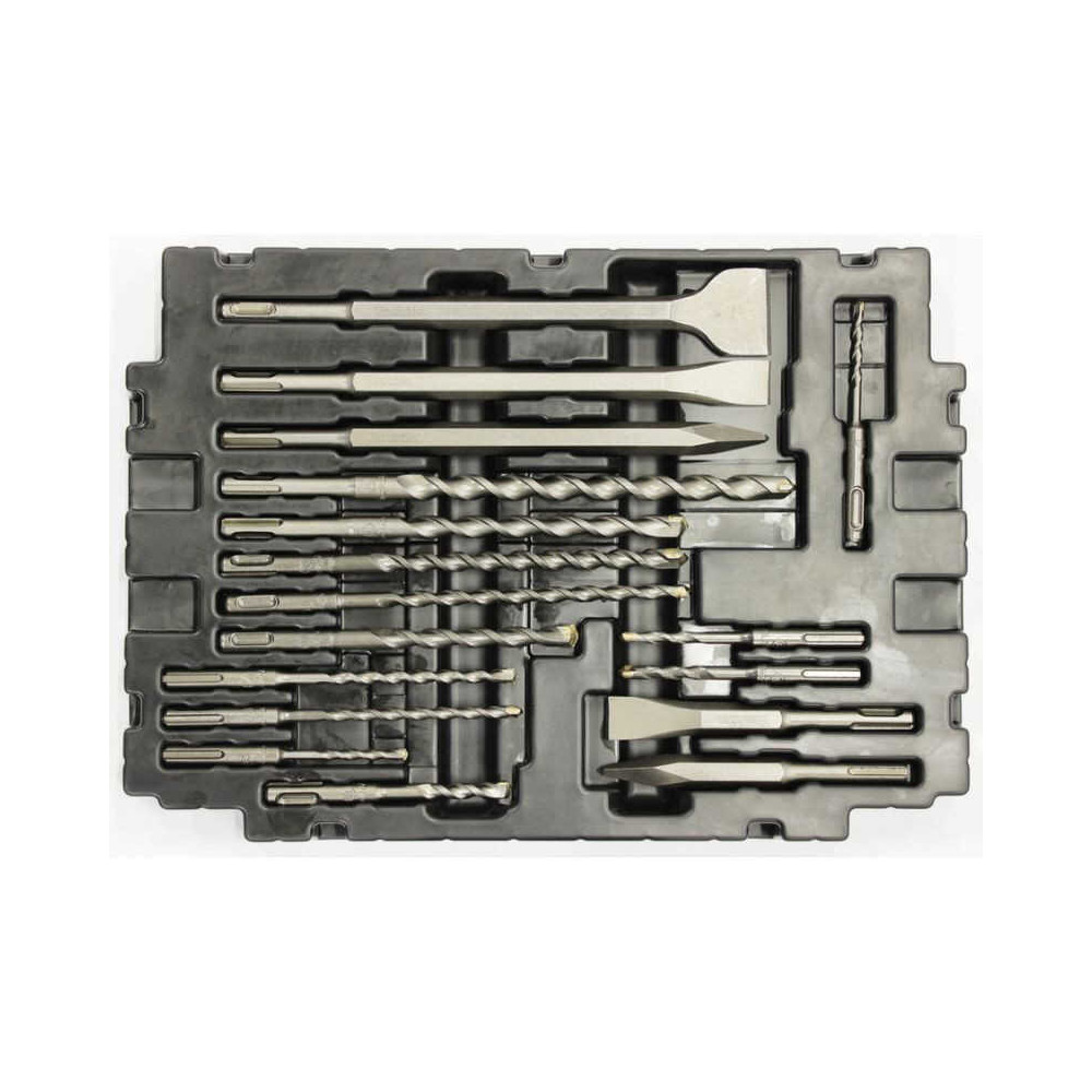 Jeu de forets et burins sds plus dans coffret 17 pcs Makita e 17790