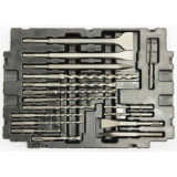 Jeu de forets et burins sds plus dans coffret 17 pcs Makita e 17790