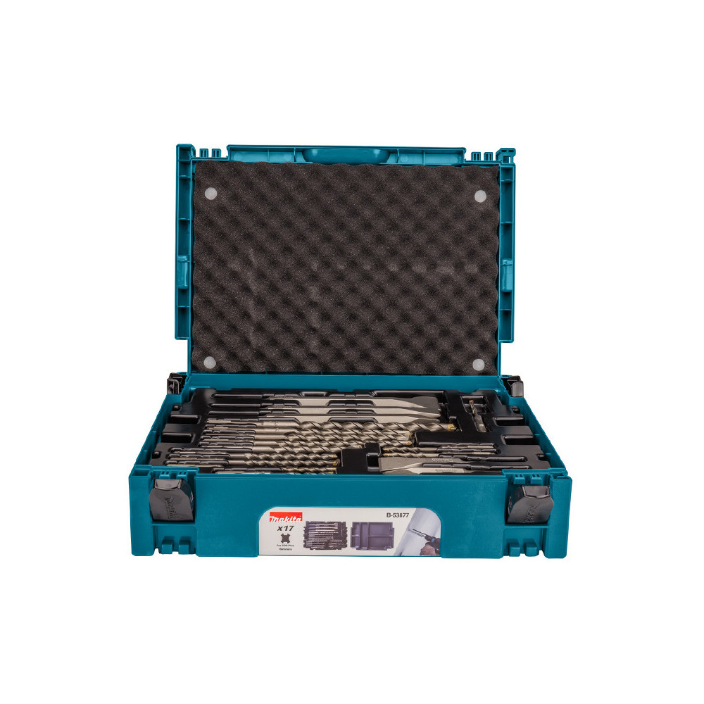 Coffret forets et burins sds 17PCS makpac Makita b 53877