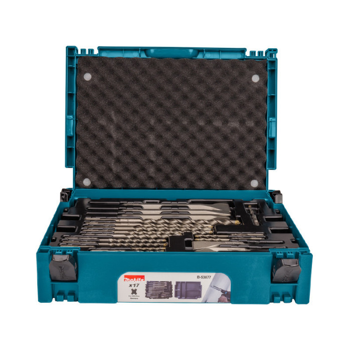 Coffret forets et burins sds 17PCS makpac Makita b 53877