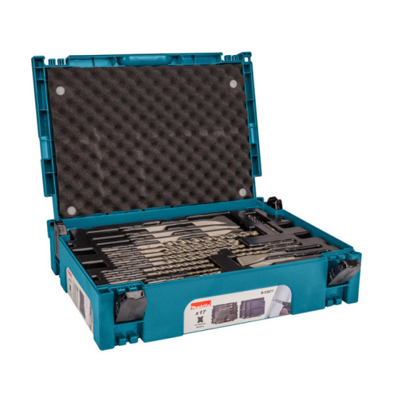 Coffret forets et burins sds 17PCS makpac Makita b 53877