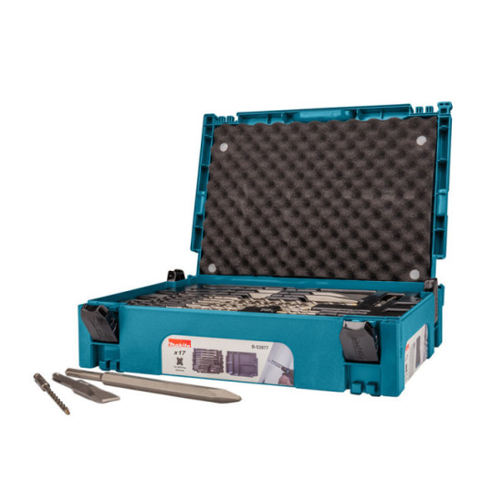 Coffret forets et burins sds 17PCS makpac Makita b 53877