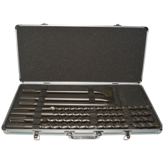 Coffret sds max 4 forets 1 pointe et 2 burins Makita d 42494