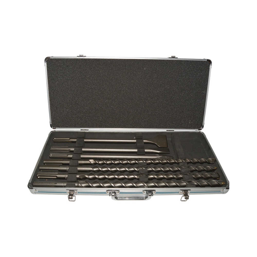 Coffret sds max 4 forets 1 pointe et 2 burins Makita d 42494