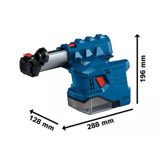 Systeme d aspiration pour gde 18V 12 Bosch 1600A028H6