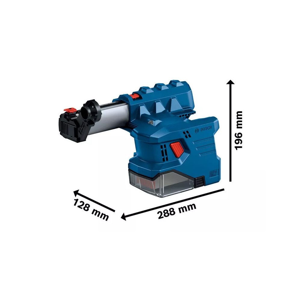 Systeme d aspiration pour gde 18V 12 Bosch 1600A028H6