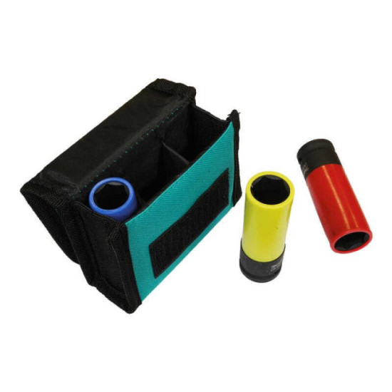 Coffret de 3 douilles longues 12 o 17 19 21 mm Makita e 12354