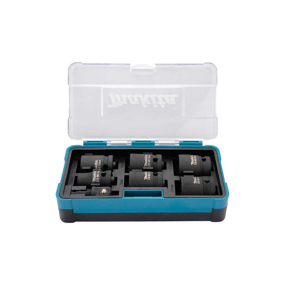 Coffret de 6 douilles pour visseuses a chocs Makita b 69733