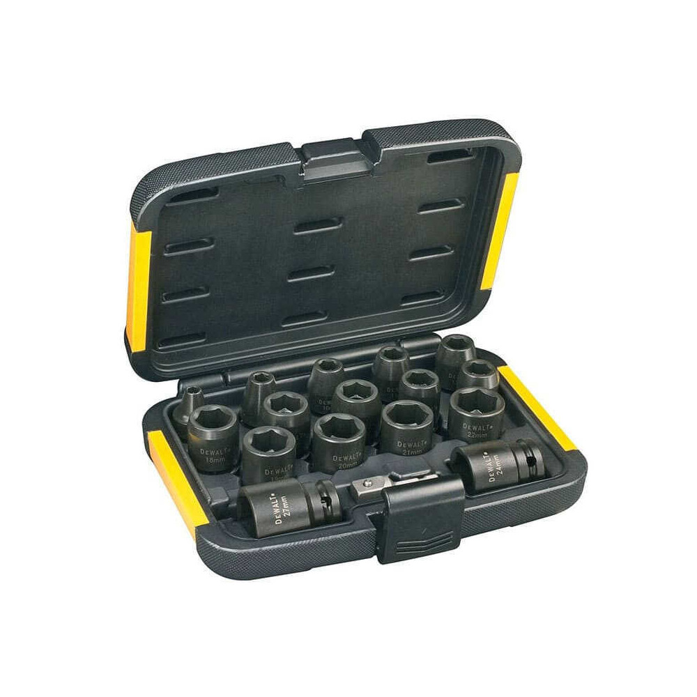 Coffret de douilles a chocs 1 2 16 pcs Dewalt DT7506