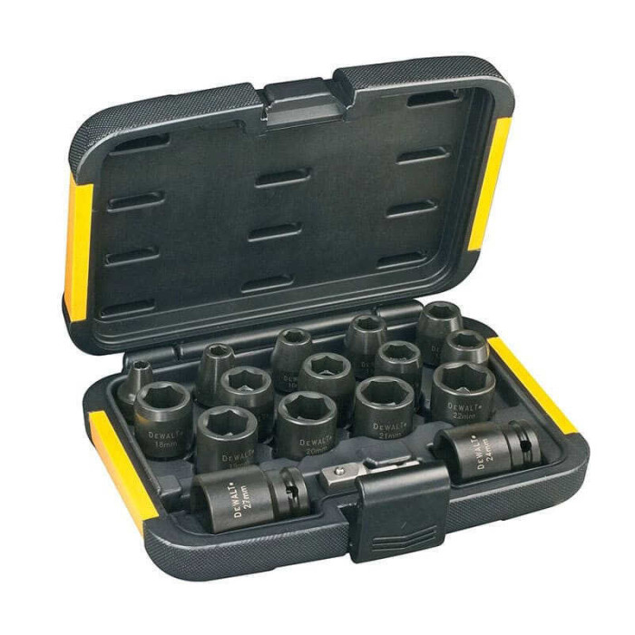 Coffret de douilles a chocs 1 2 16 pcs Dewalt DT7506