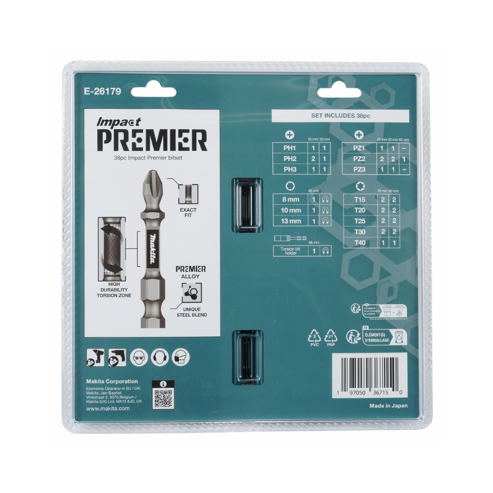 Coffret Makita E-26179 au prix HT
