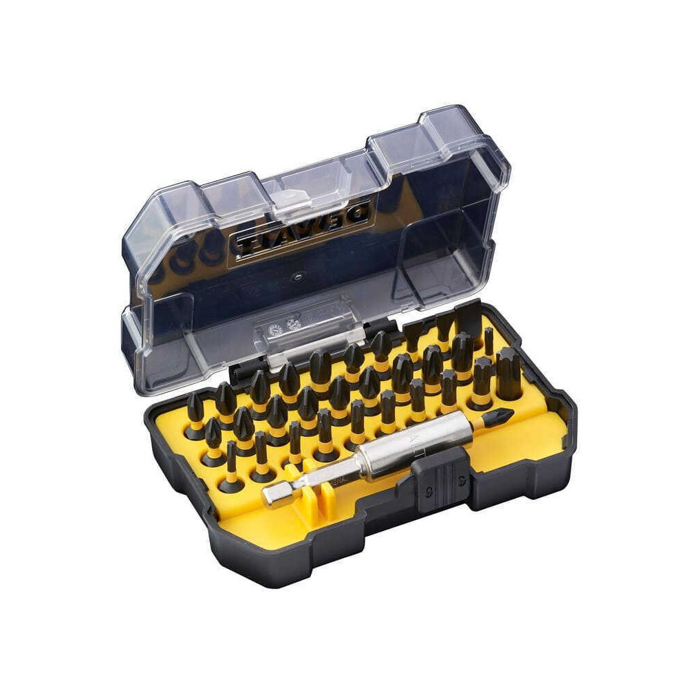 Coffrets 32 pieces avec embouts de vissage impact torsion 25 mm Dewalt DT70523T