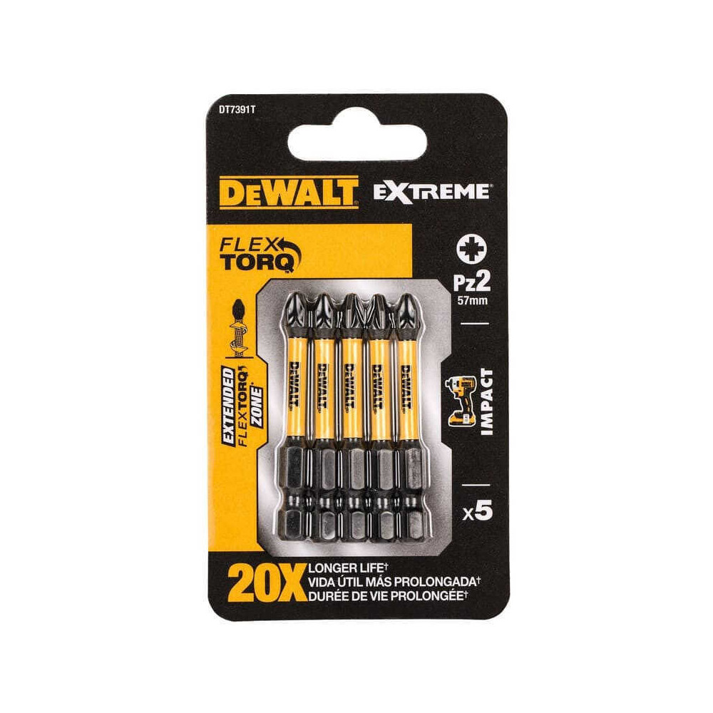 Embout impact torsion 50 mm PZ2 Dewalt DT7391T