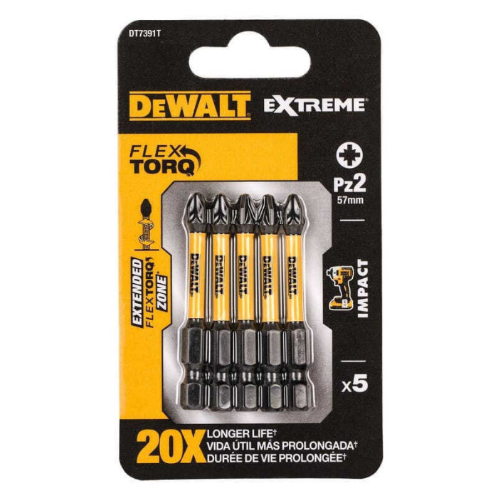 Embout impact torsion 50 mm PZ2 Dewalt DT7391T