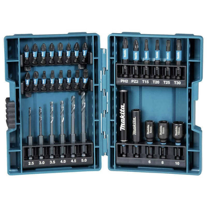 Jeu de forets et embouts 33 pce Makita b 66896
