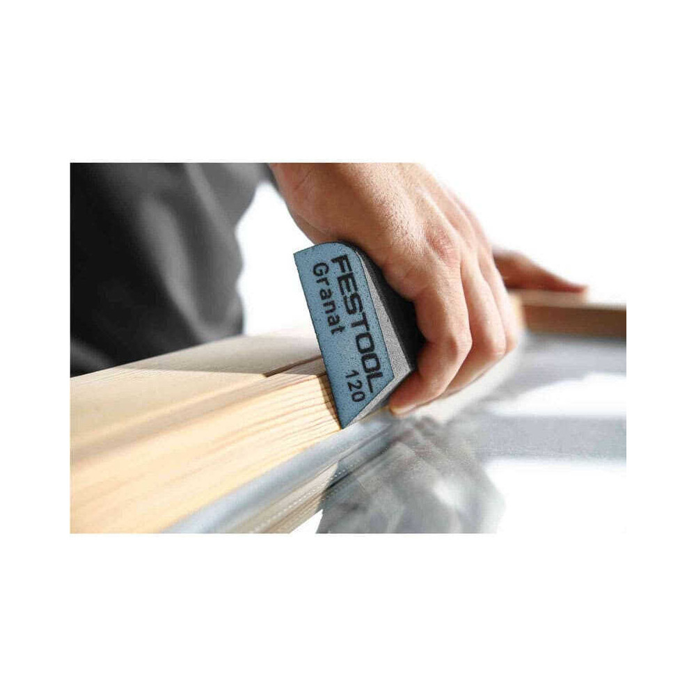 Eponge de poncage granat 69X98X26 120 co GR6 Festool 201084