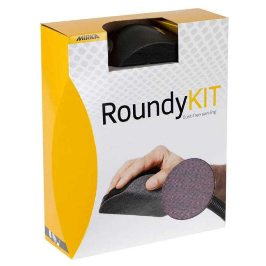 Kit cale manuelle roundy 150 mm avec disques abranet Mirka KIT00ROUND