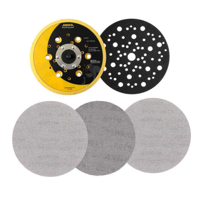 Kit plateau de poncage avec accessoires Mirka KITACCESSOIRES150MM