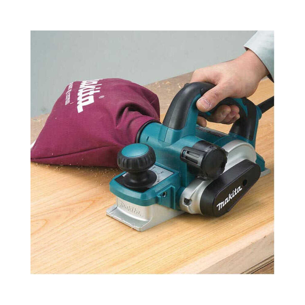 Rabot KP0810 850 W 82 mm en Makpac Makita KP0810J | ProForPro