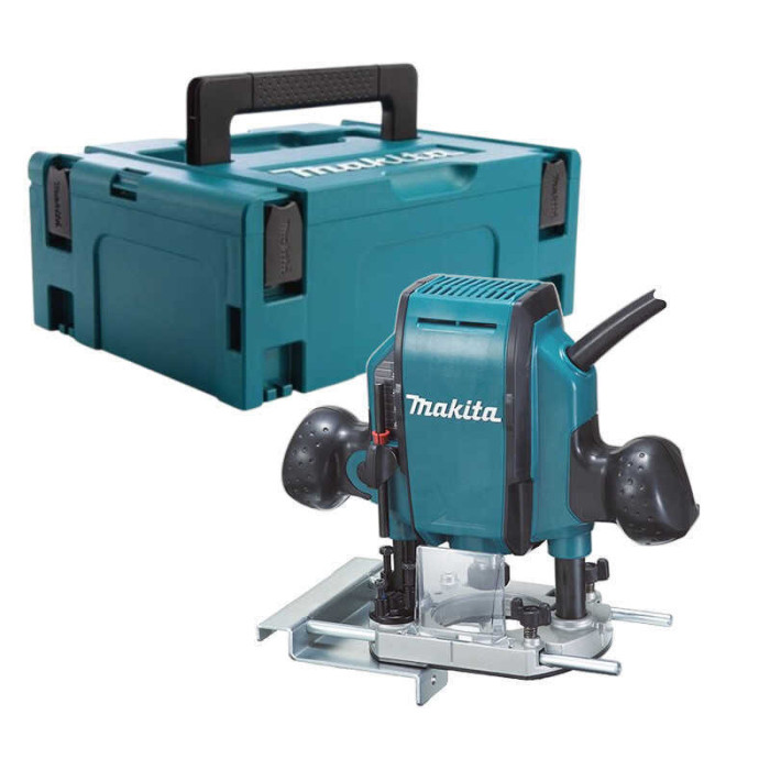 Défonceuse 900 W Makita RP0900J pince 8 mm (en Makpac) | ProForPro