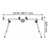 Table de travail pour scie a onglets universel gta 3800 pro Bosch 0601B24000
