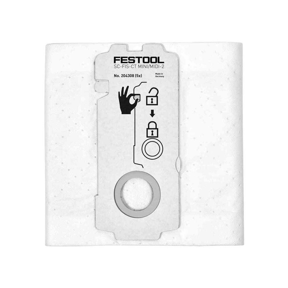 Sac filtre selfclean sc fis ct mini midi 2 5 CT15 Festool 204308