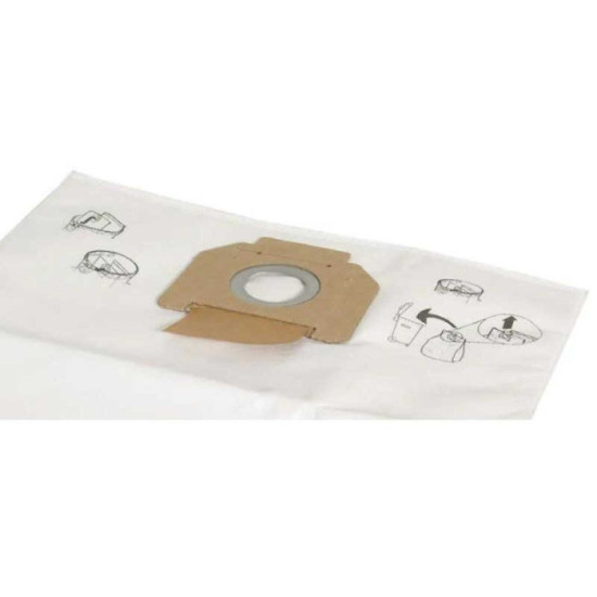Sac a poussiere non tisse pour aspirateur Mirka 415915 et 1025 l 5 pcs Mirka 8999700211